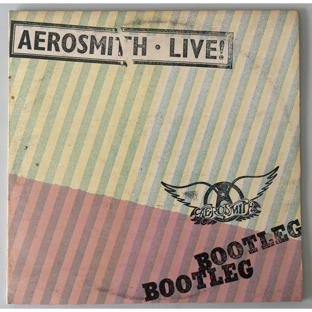 Aerosmith - Live Bootleg - Original Vinyl 2 LP w/ Inner Sleeves & Poster Cleaned
